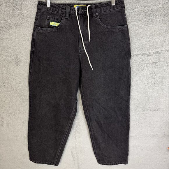 Empyre Other - Empyre Jeans Men's 30x27 Black Denim Relaxed Fit Tapered Leg Drawstring